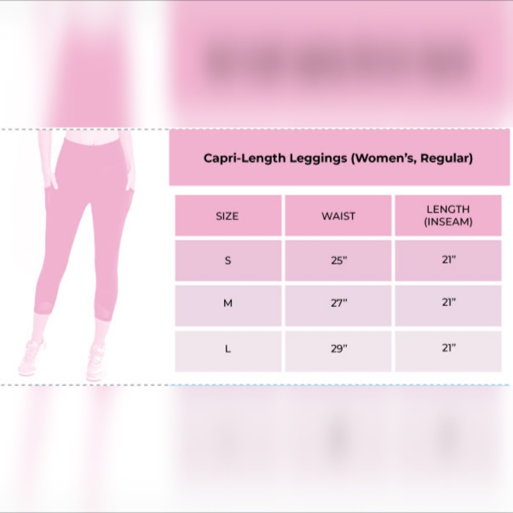 Capri Leggings with Zippered Pockets and Mesh Back - Picture 6 of 6
